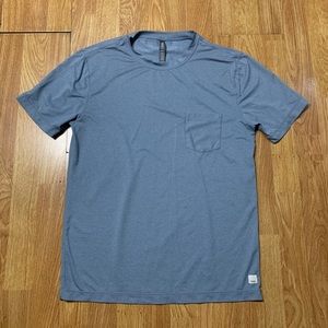 Vuori Tradewind Performance Tee Men’s Size Small Stretch Pocket Athleisure